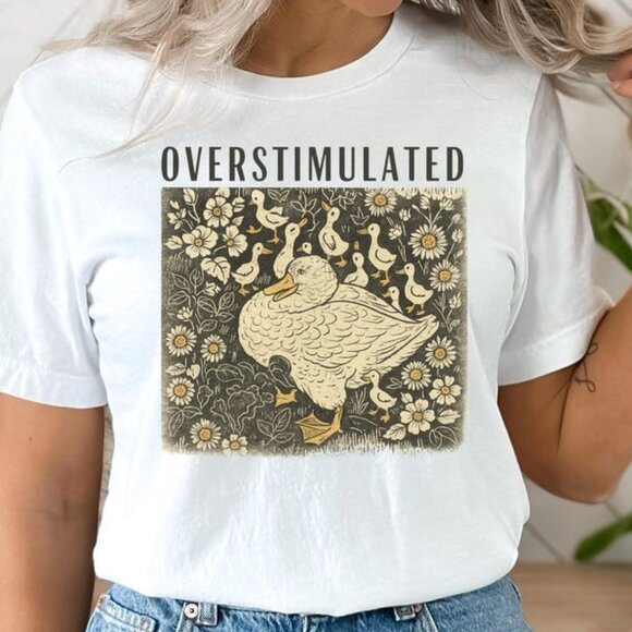 Tops - Overstimulated Mama Duck Unisex Tee